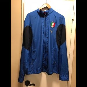 PUMA Italia Soccer Lightweight Jacket Size XL